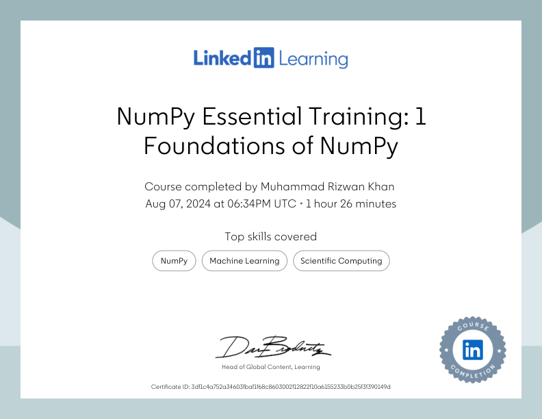 LinkedIn Learning Certificate (2)